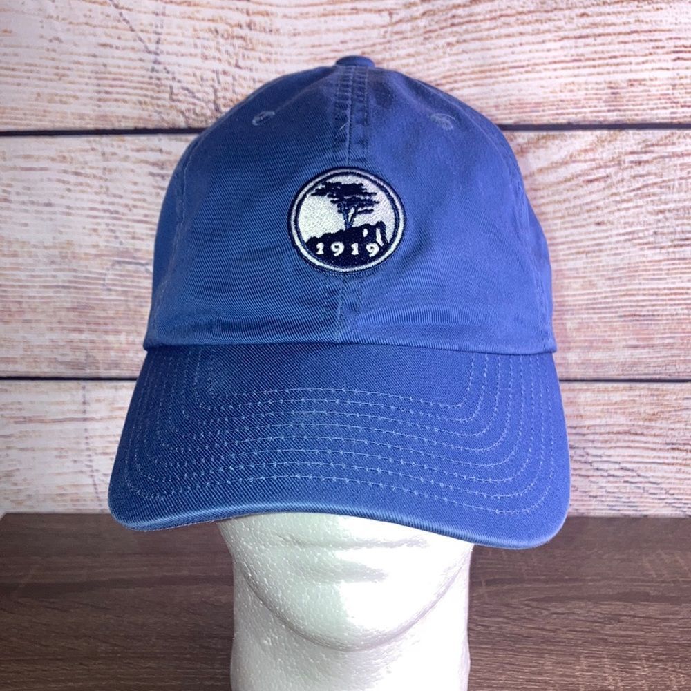 Blue 1919 Golf Cap Hat Pebble Beach Collection Adjustable Back